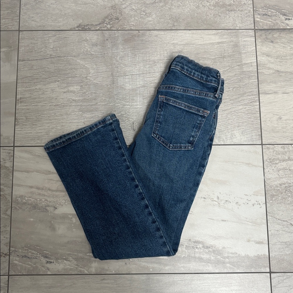 Old Navy Girls Denim High-Rise Flare Jeans